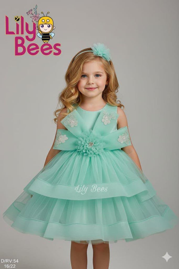 Mint Green Tulle Princess Dress for Girls